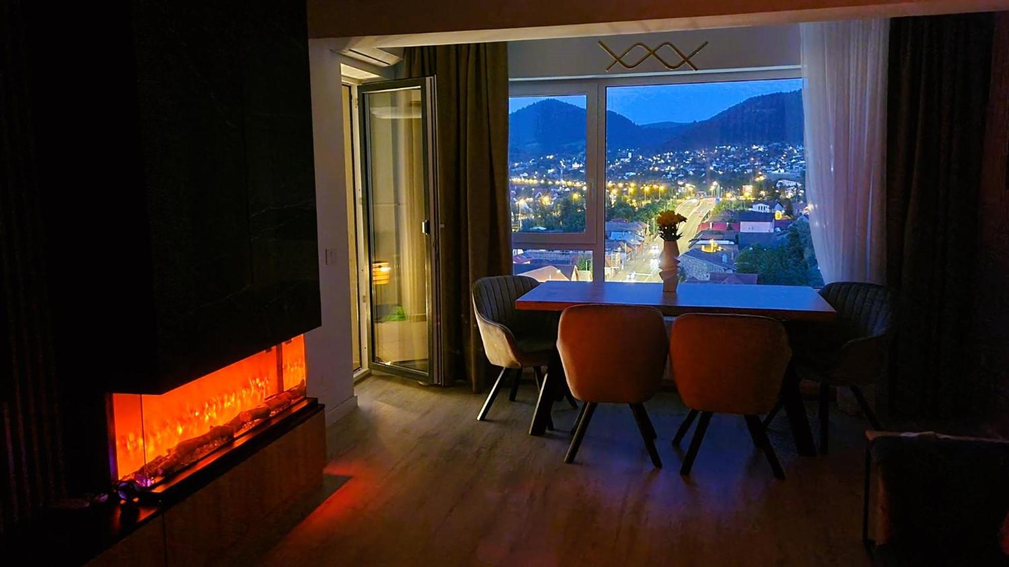 Mountain View Retreat Apartment - Private Parking Brasov Luaran gambar