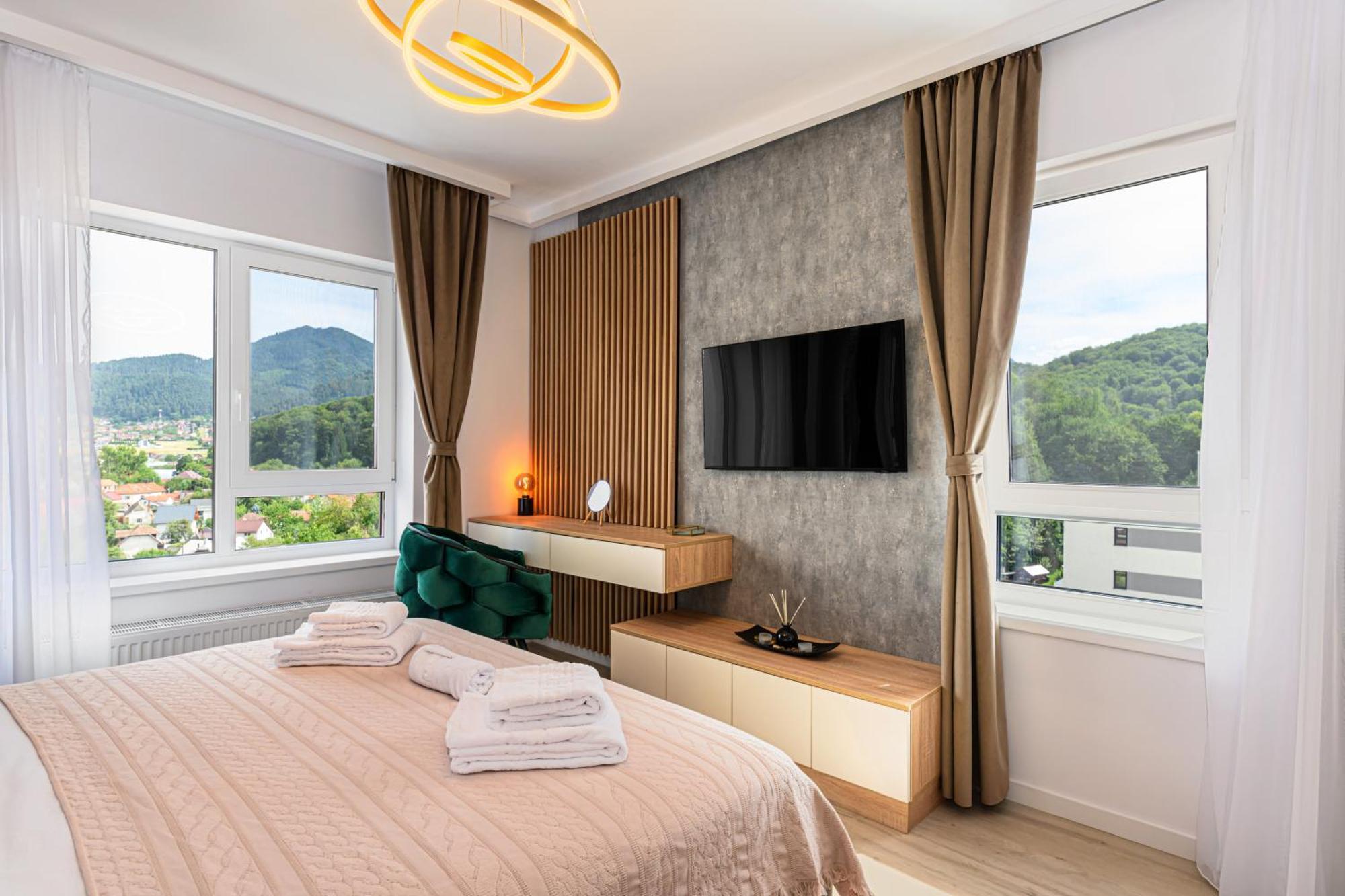 Mountain View Retreat Apartment - Brasov Luaran gambar